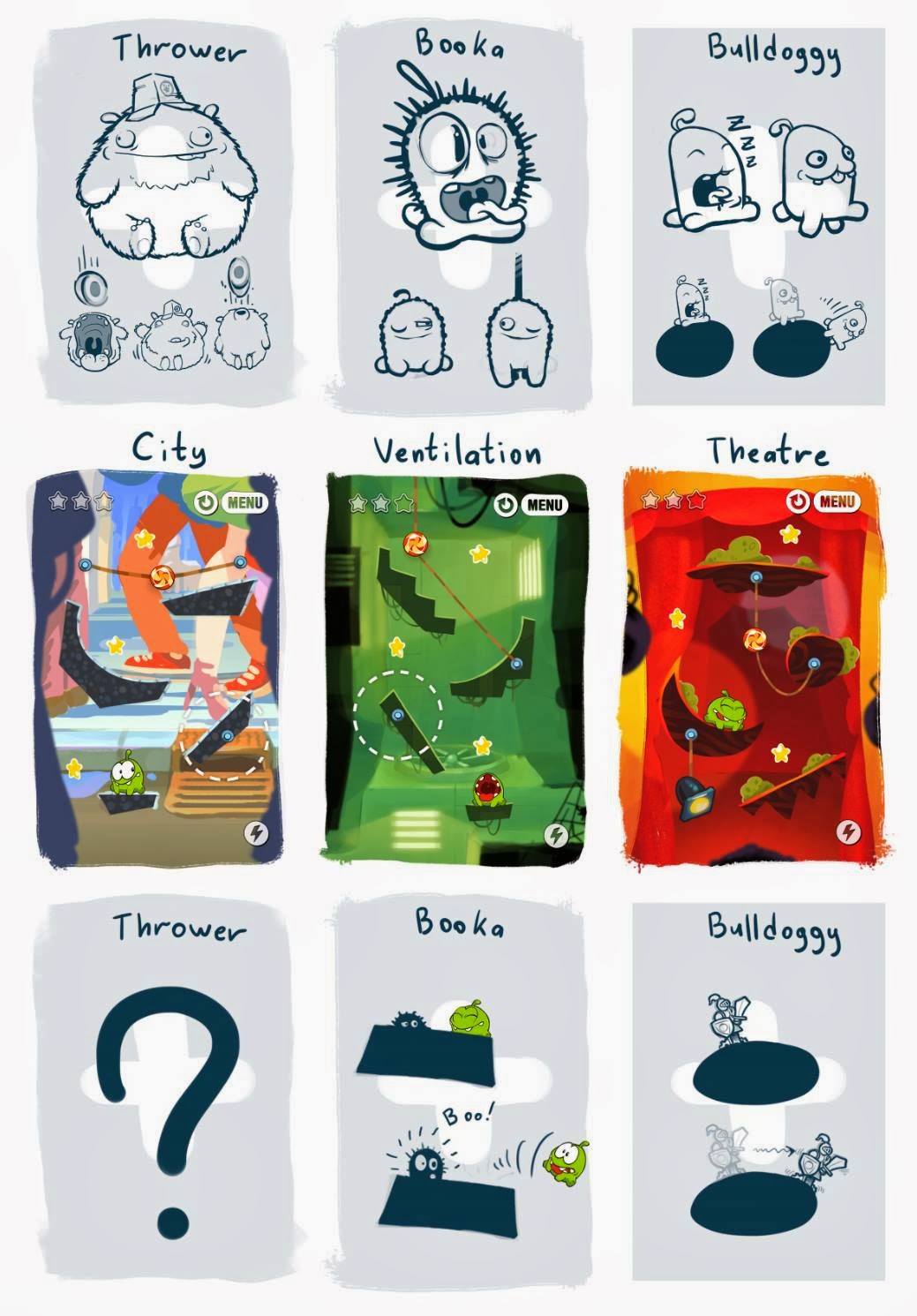 Cut The Rope And Pudding Monsters 01 09 13