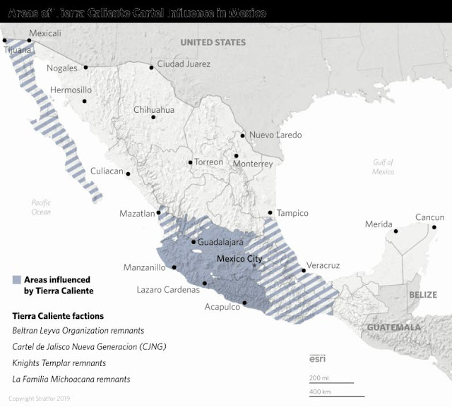 2019 MAPA DE LOS CARTELES EN MEXICO Stratfort%2Bmapa2
