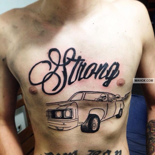 Gambar Tattoo Mobil Klasik Antik Dan Modern Paling Keren