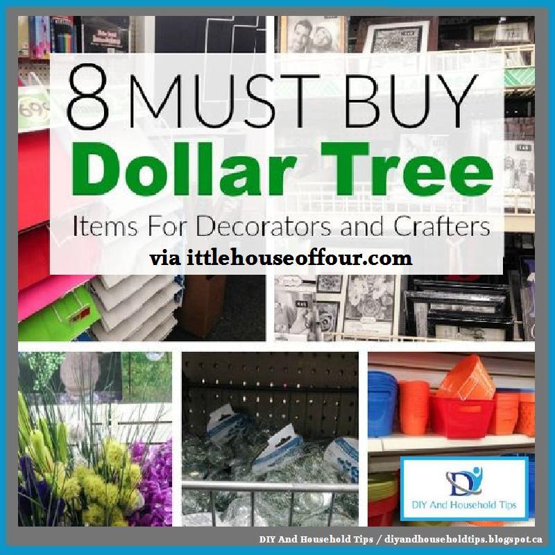 DIY And Household Tips 8 MUST BUY Dollar Store items for Decorators