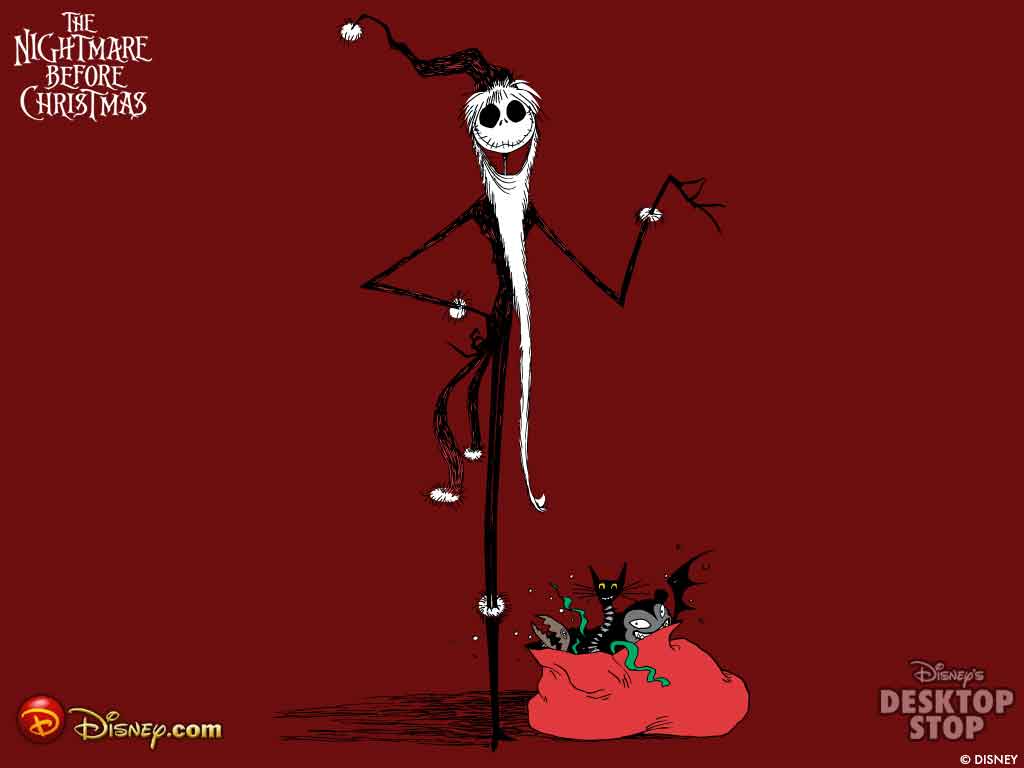 Folha de Poesia O Estranho Mundo de Jack The nightmare before Christmas
