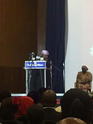 d Shahida Sanusi represents her father, Emir of Kano at the Chibok Girls Inaugural Annual Lecture