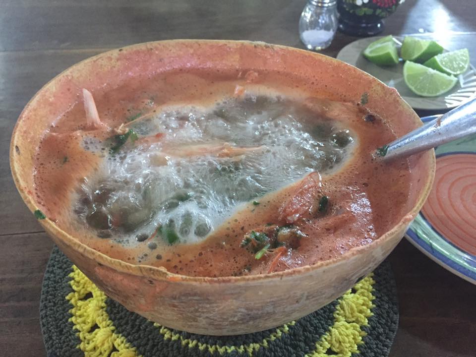Restaurante Prehispánico Caldo de Piedra en Oaxaca TEJER, DESTEJER Y
