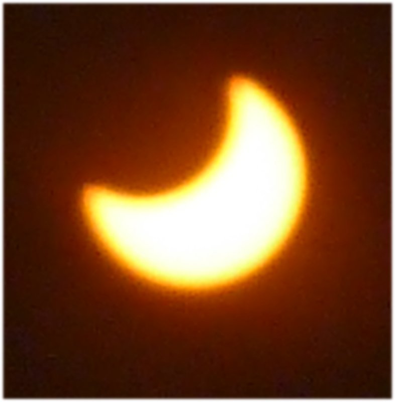 Trailing Ahead Solar eclipse seen from Halo Trail near Reno, Nevada
