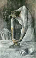 Pablo Picasso, Ütücü Kadın, 1904