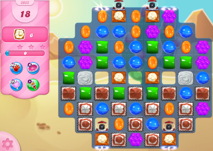 Candy Crush Saga level 3032 Candy Crush Saga level 3032