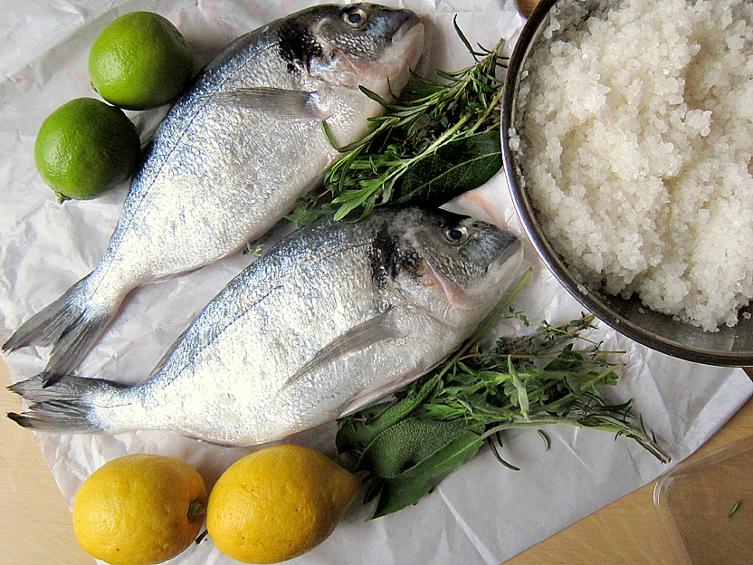 Genussbereit: Karfreitags-Fisch: Dorade in der Salzkruste