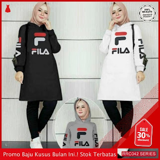 RRC042T37 Tunik Terbaru Hodie Fila Babyteri Wanita Terbaru BMGShop