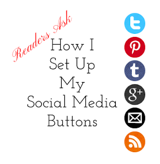 how I set up my social media buttons