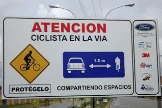 Ciclovias sinalizadas na Espanha