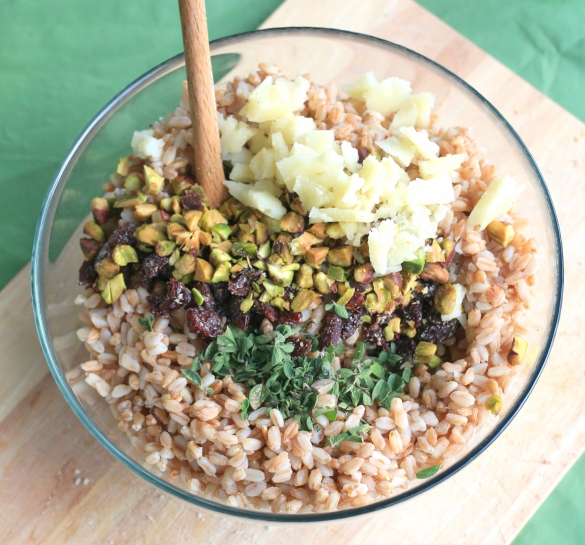 Recipe Farro Salad with Pistachios & Dried Cherries 17 Apart