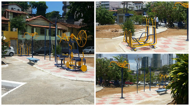 Mais uma praça do bairro recebe melhorias e equipamentos de ginástica Mais uma praça do bairro recebe melhorias e equipamentos de ginástica
