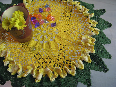 Crochet Sunburst doily