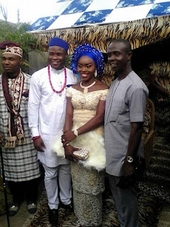 Photos from the traditional wedding of former Catholic priest, Patrick Henry Edet