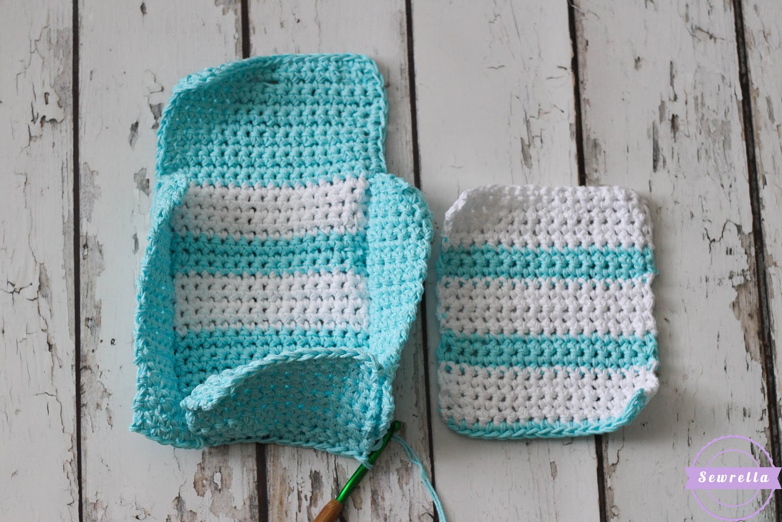 crochet lunch box bag