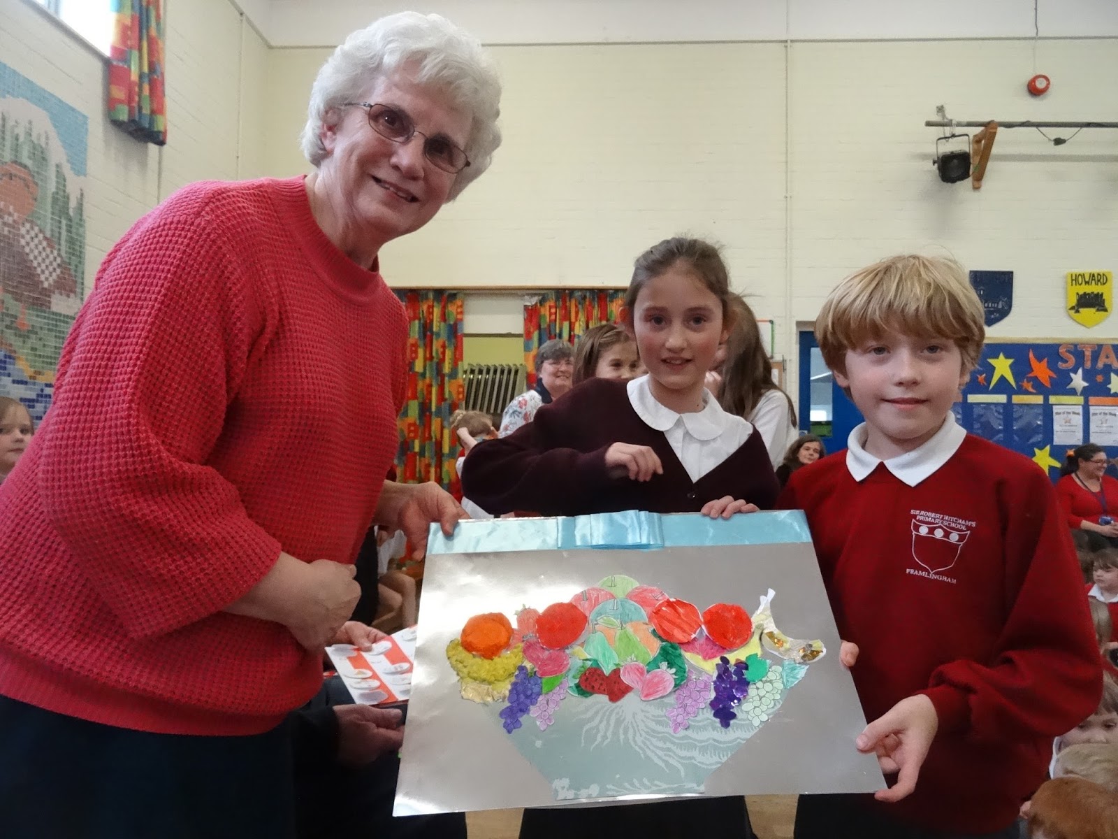 Hitcham's Blog: Mrs Chapman- school cook for 25 years - retires.