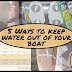 5 ways to use Butyl tape to keep the water OUT of your boat