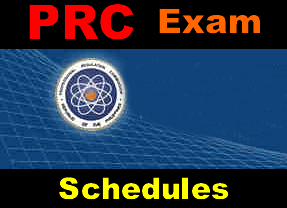List of PRC Schedule of Examinations November 2015