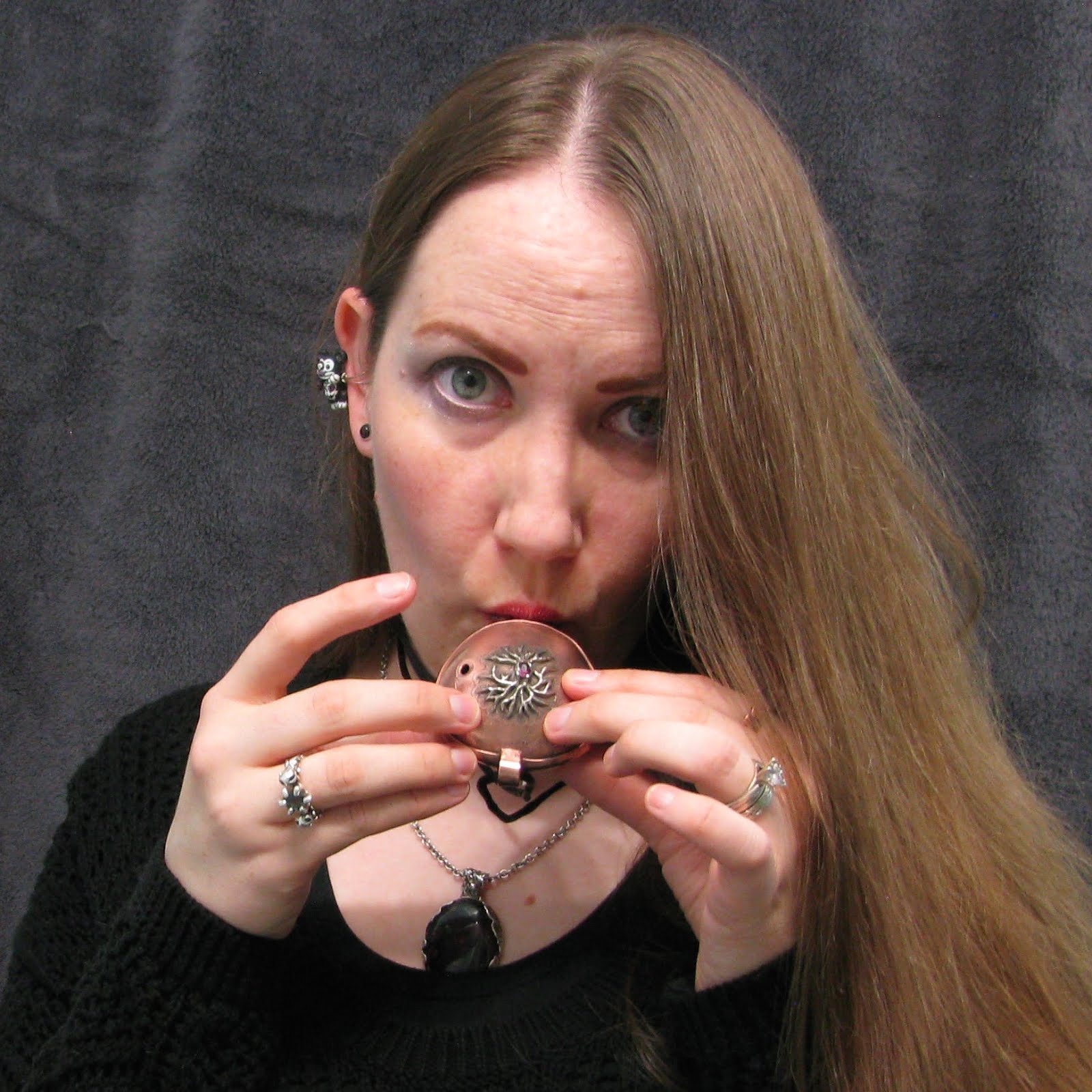 Dark Thoughts And Pleasant Dreams Metal Clay Ocarina Tutorial