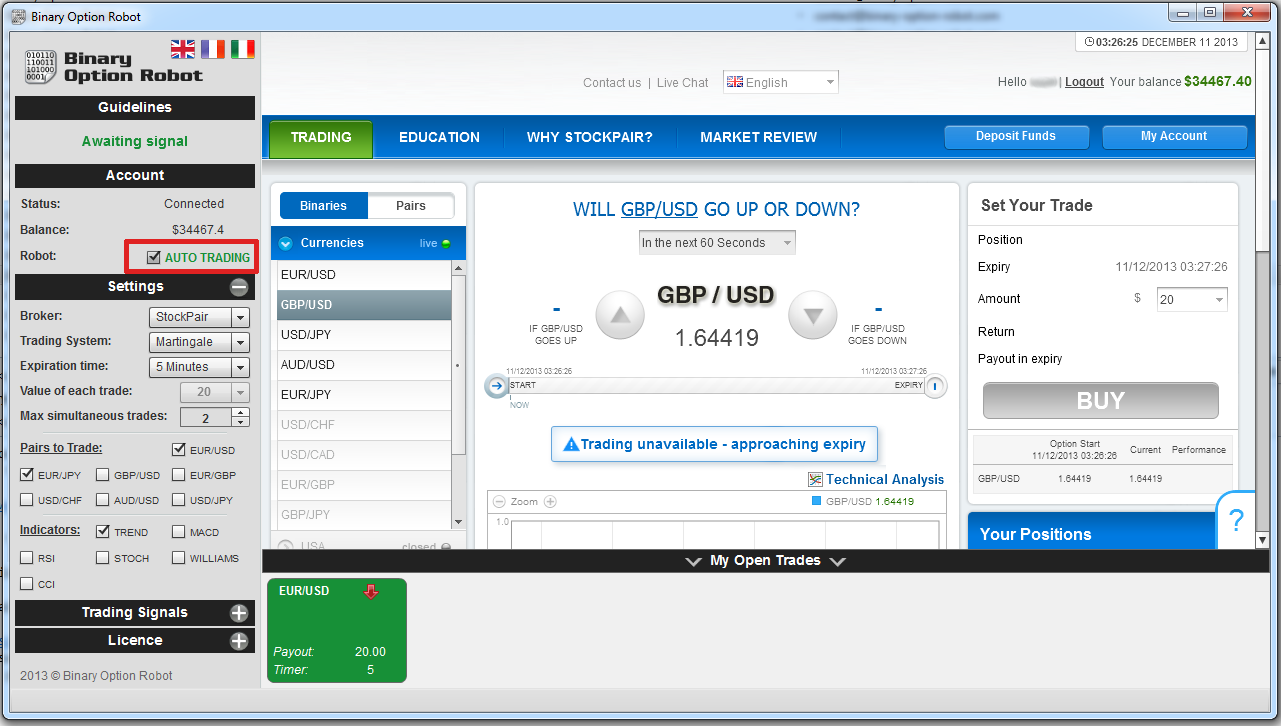 Binary options multiplier software download