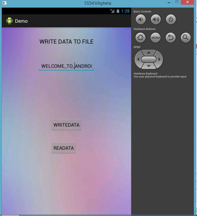 Android Source Code Example How to Perform File Handling In android