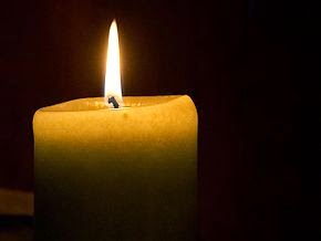 A candle burning