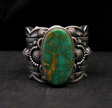 Navajo Native American Royston Turquoise Bracelet