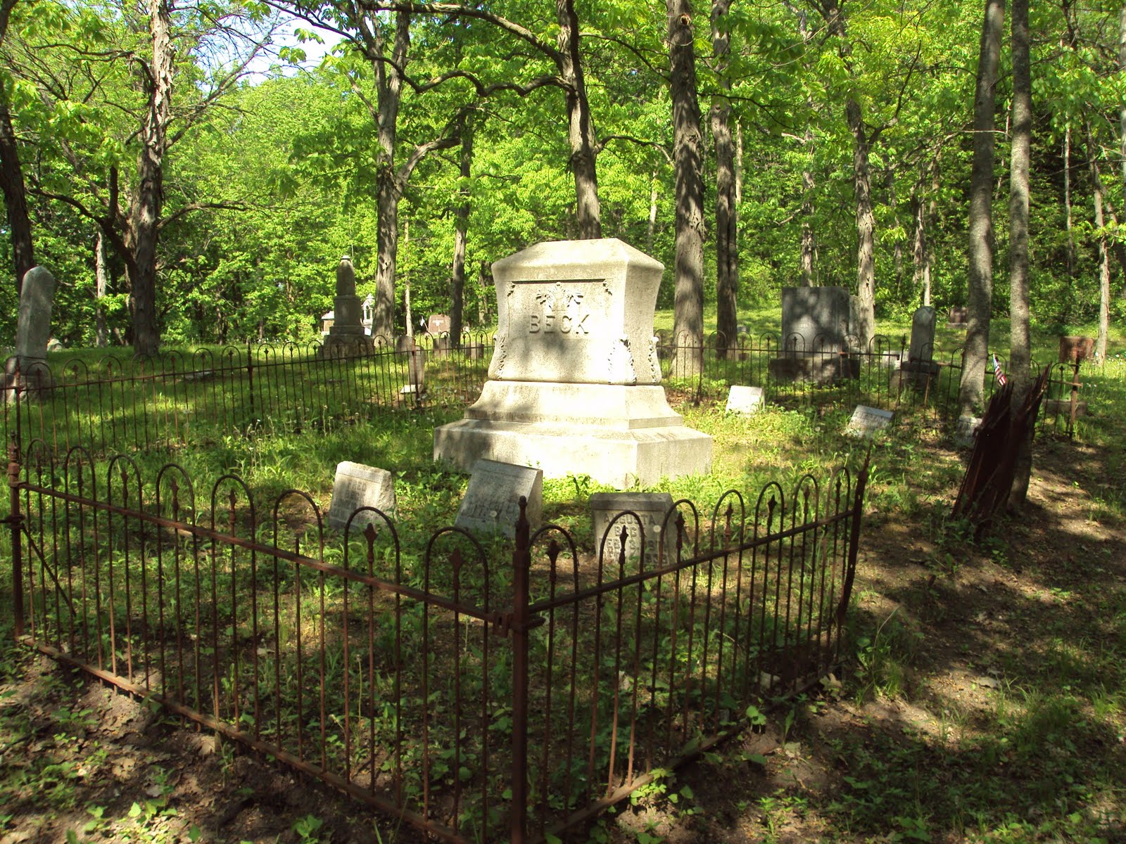 Under the Cellar Door Glenbeulah Graveyard (Glenbeulah)