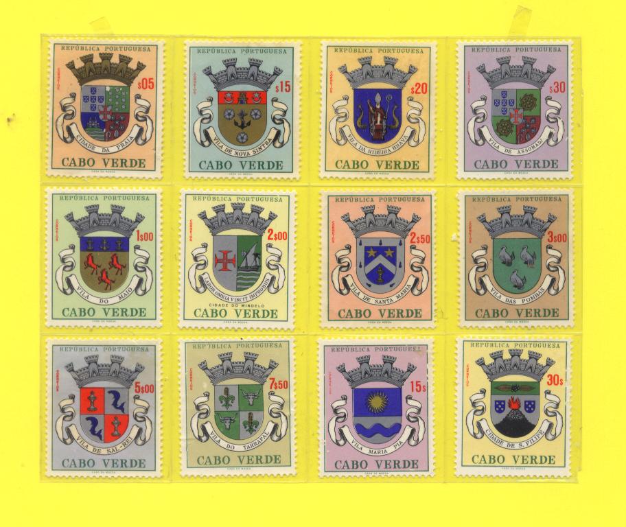 stamp: Cape Verde (Portuguese Colony) - Coat of Arms 1961