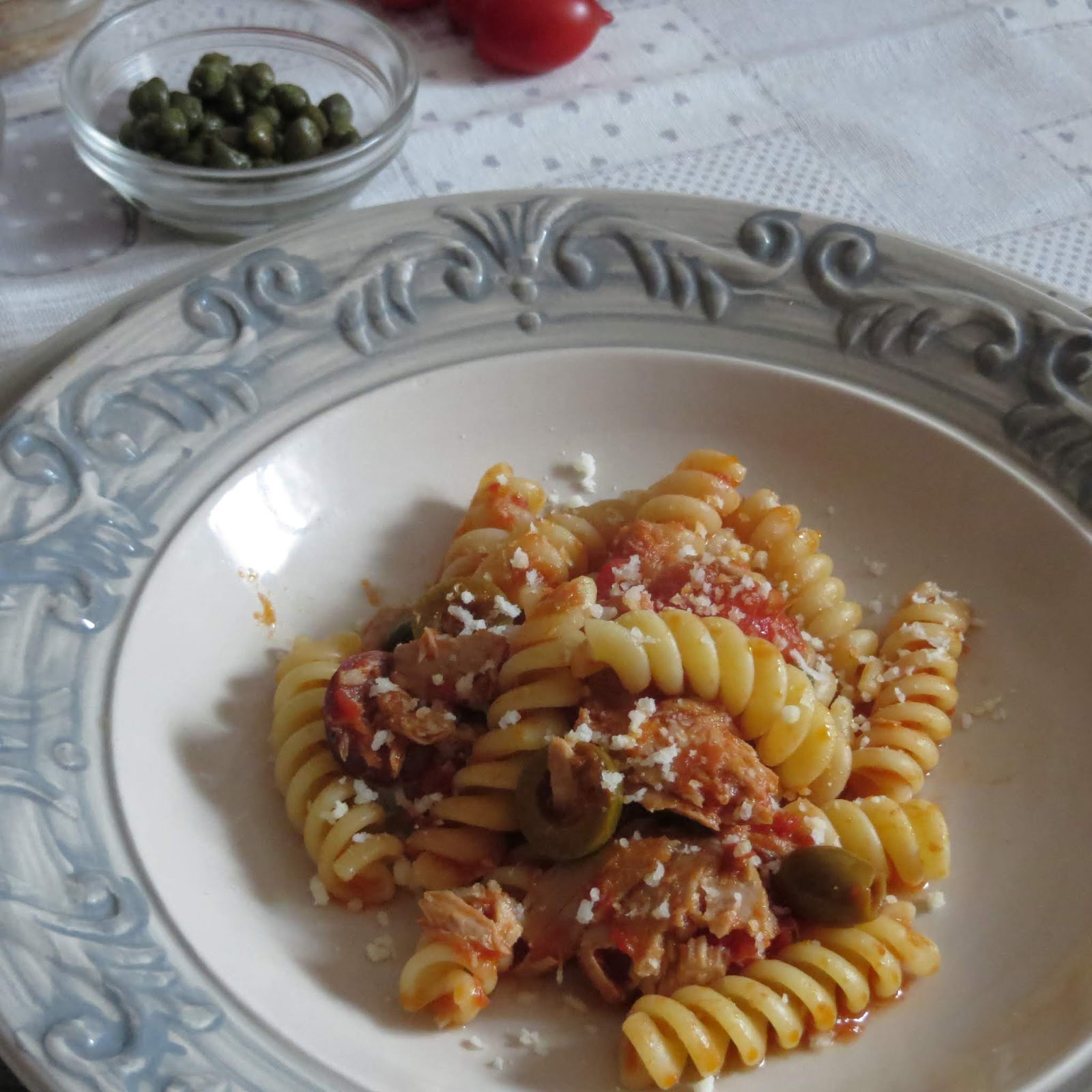Sei chicchi di melograno Fusilli alla zingara