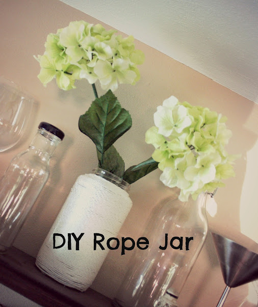 Three Fates and J Grow Up: DIY - Rope wrapped jar