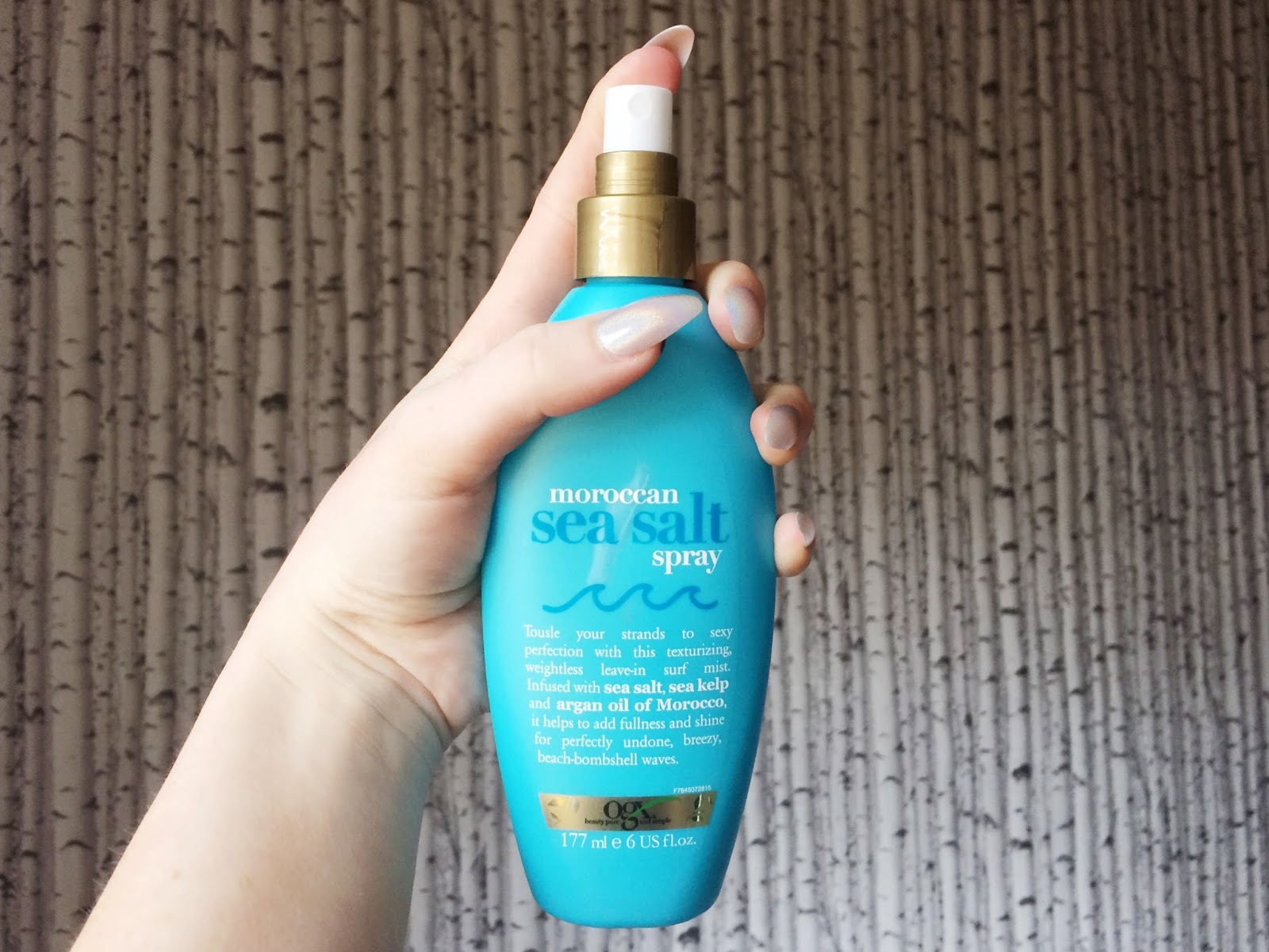 OGX MOROCCAN SEA SALT SPRAY REVIEW + HOW I USE IT GINA