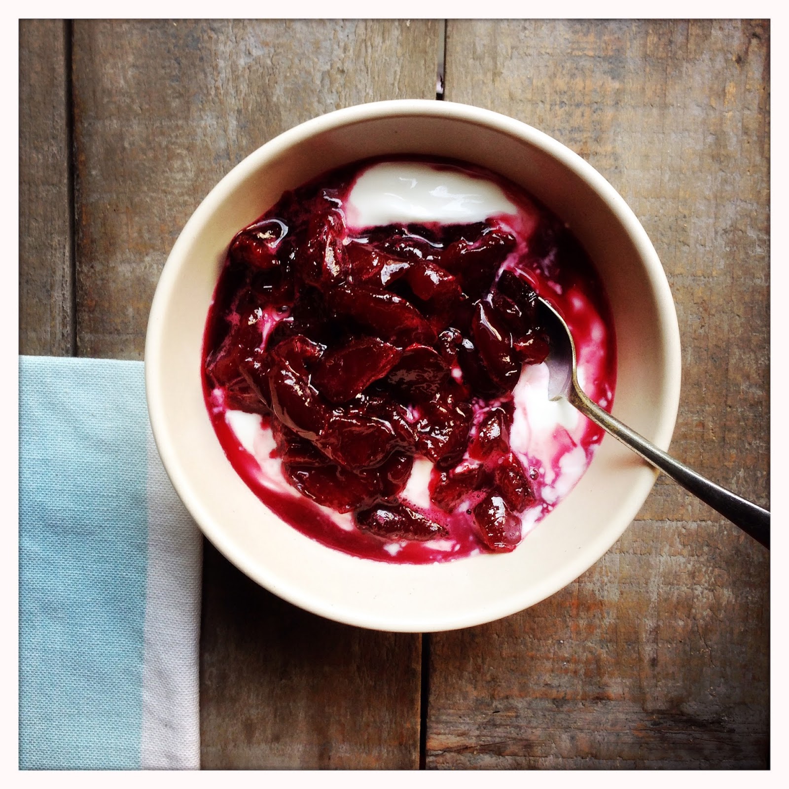 Ma cuisine à moi Compote de cerises