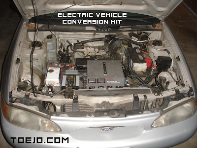 toejo - electric vehicle conversion kit - 36v installed