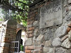 The poet Petrarch's house in Arquà Petrarca