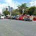 Centrais sindicais realizam ato para greve geral na praça cívica