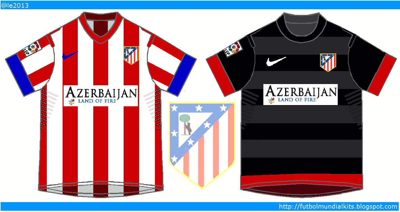 Camiseta Atlético de Madrid 2013 home
