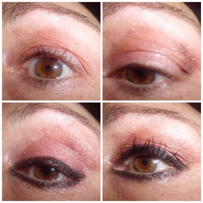 maquillaje de ojos marron