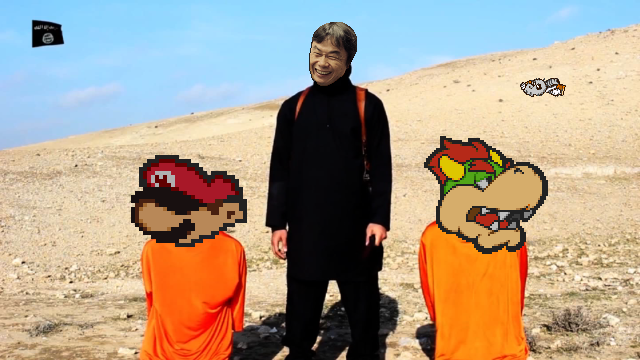 ISIS kidnaps two Japanese meme with Mario, Bowser, and Shigeru Miyamoto