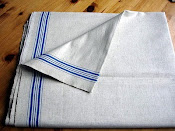 Blue Stripe Mangle Cloth