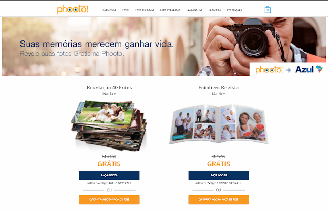 Promoção Azul na Phooto Promoção Azul na Phooto