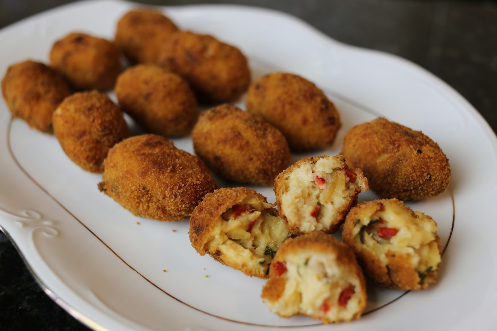 Cocina andaluza Croquetas de atún y pimientos
