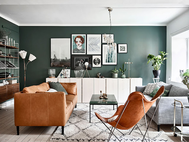 A Mix of Styles in a Göteborg Apartment