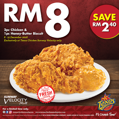 Texas Chicken Malaysia Honey Butter Biscuit Discount Promo