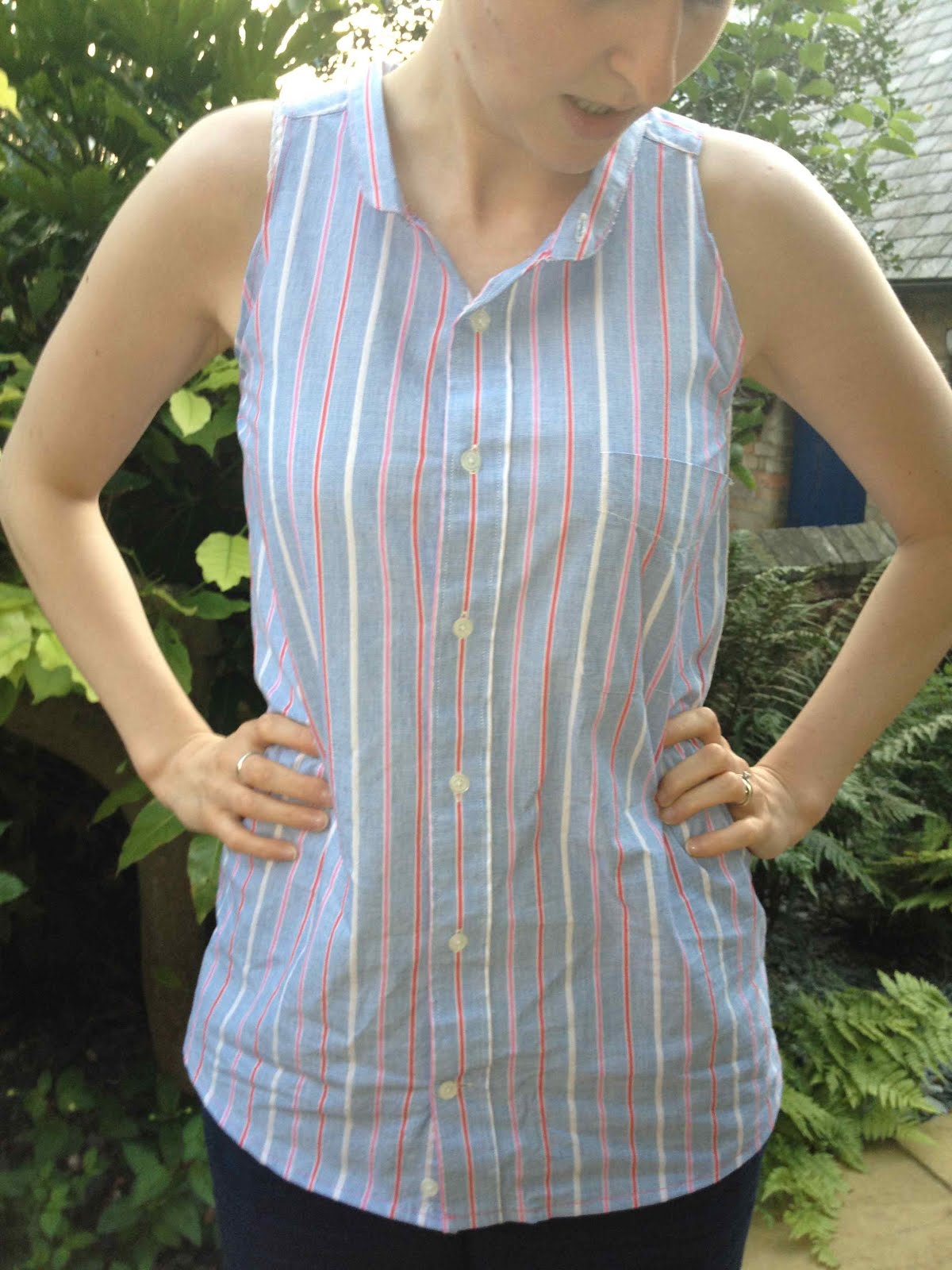 Bundles and Buttons Upcycled mens shirt