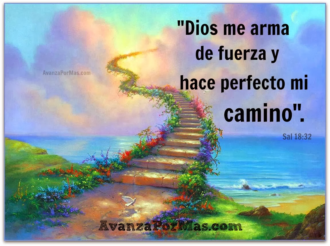 Imágenes Cristianas con frases Imágenes cristianas con versículos Dios me arma de fuerza