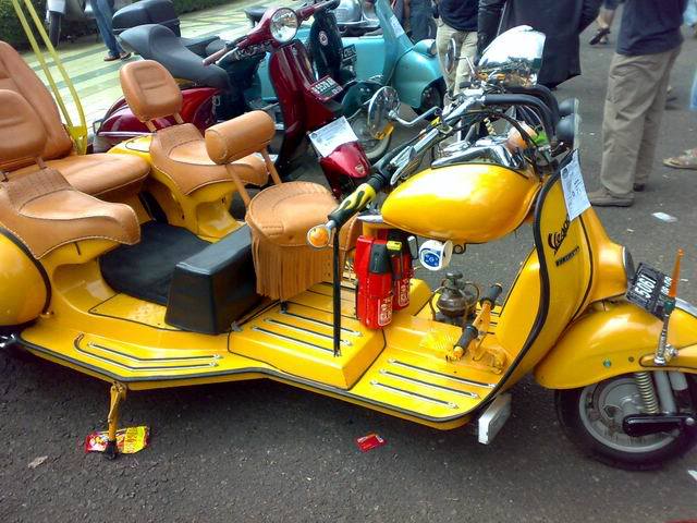 Gambar Vespa Modif Unik Gambar Vespa Modif Unik