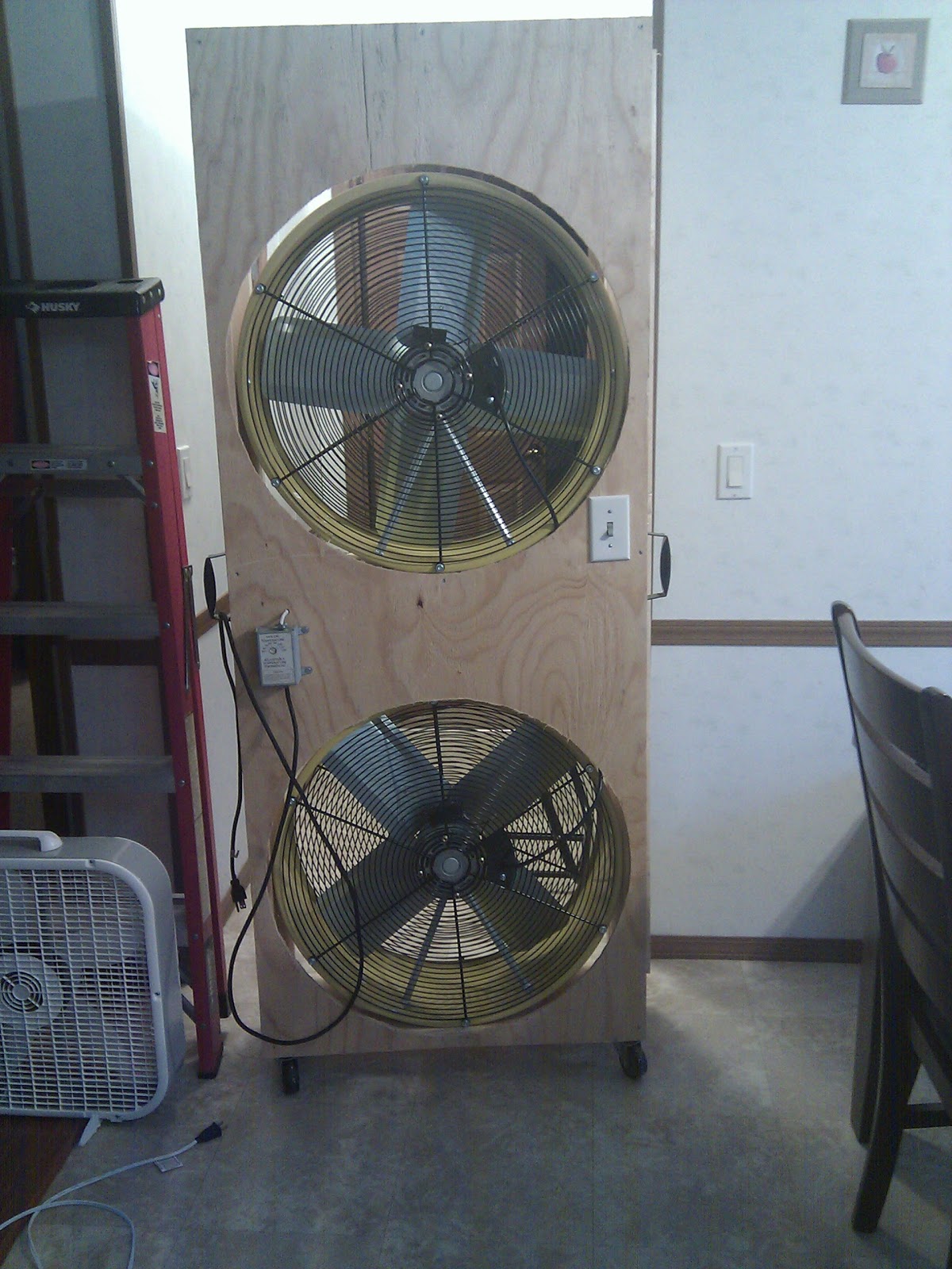 Buddy's blog Whole House Fan for a Standard Sliding Glass Door.