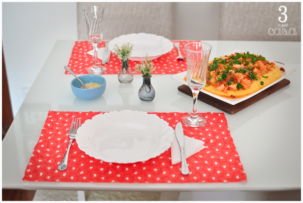 mesa de almoço