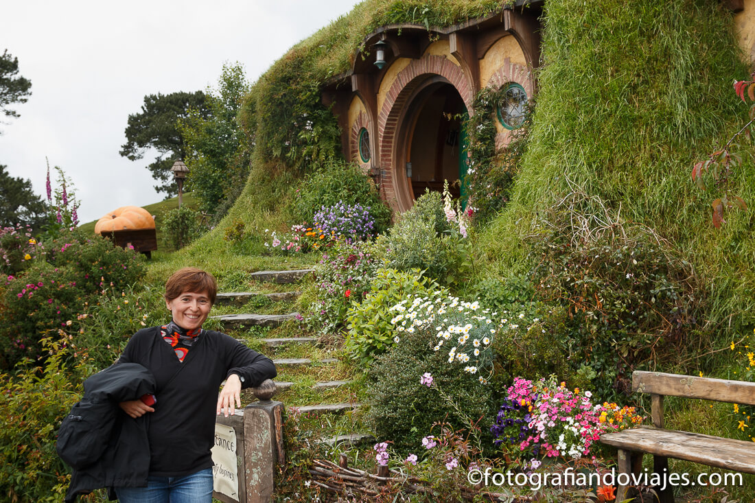 casa de frodo y bilbo Hobbiton movie set